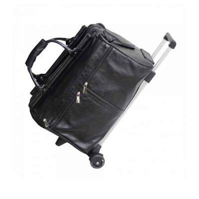 Bolsa de Viagem Com Rodinhas Couro Legítimo Personalizada