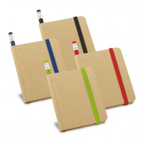 Caderneta Ecológica Capa Dura Com Lápis Personalizada