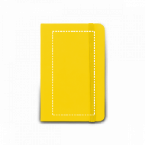 Caderneta Tipo Moleskine Couro Sintético Personalizada Para Brindes