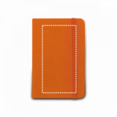 Caderneta Tipo Moleskine Couro Sintético Personalizada Para Brindes