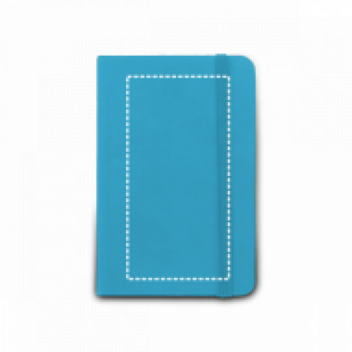 Caderneta Tipo Moleskine Couro Sintético Personalizada Para Brindes