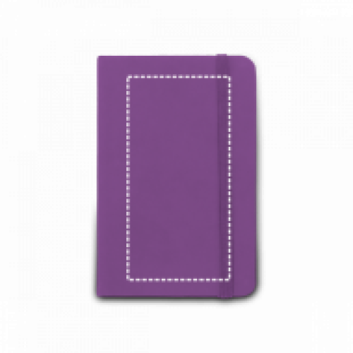 Caderneta Tipo Moleskine Couro Sintético Personalizada Para Brindes