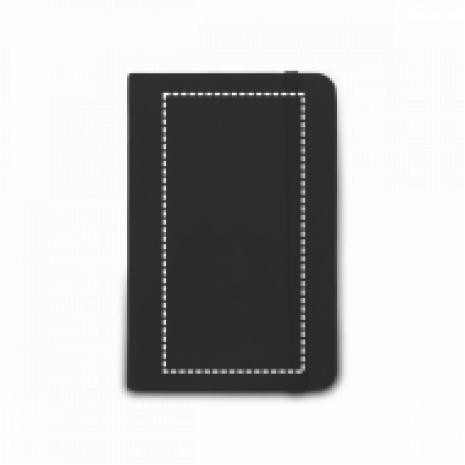 Caderneta Tipo Moleskine Couro Sintético Personalizada Para Brindes