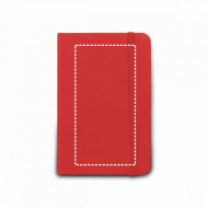 Caderneta Tipo Moleskine Couro Sintético Personalizada Para Brindes