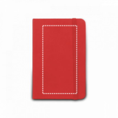 Caderneta Tipo Moleskine Couro Sintético Personalizada Para Brindes