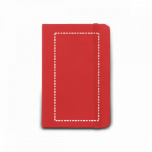 Caderneta Tipo Moleskine Couro Sintético Personalizada Para Brindes