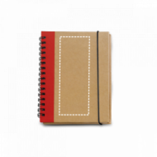 Caderno Ecológico Capa Dura Com Elástico Personalizado