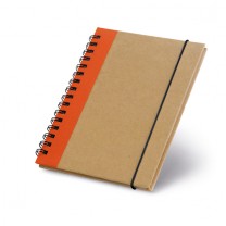 Caderno Ecológico Capa Dura Com Elástico Personalizado