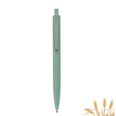 Caneta Esferográfica Biodegradável em Fibra de Trigo Personalizada