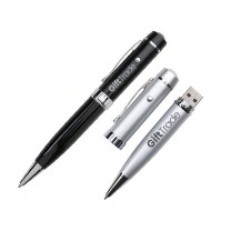 Caneta Pen Drive Metálica Personalizada Para Brindes