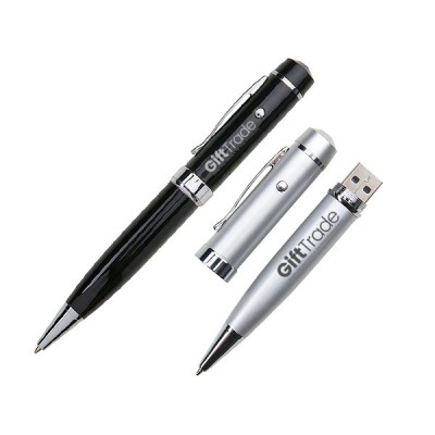 Caneta Pen Drive Metálica Personalizada Para Brindes