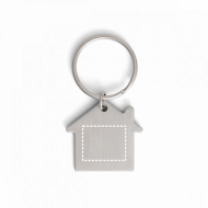 Chaveiro Alumínio Formato Casa Personalizado