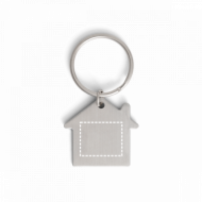 Chaveiro Alumínio Formato Casa Personalizado