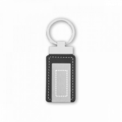 Chaveiro de Couro Retangular Personalizado