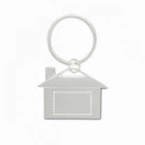 Chaveiro de Metal Formato Casa Personalizado