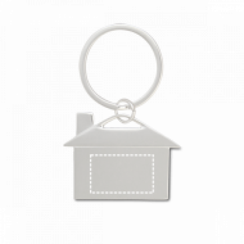 Chaveiro de Metal Formato Casa Personalizado