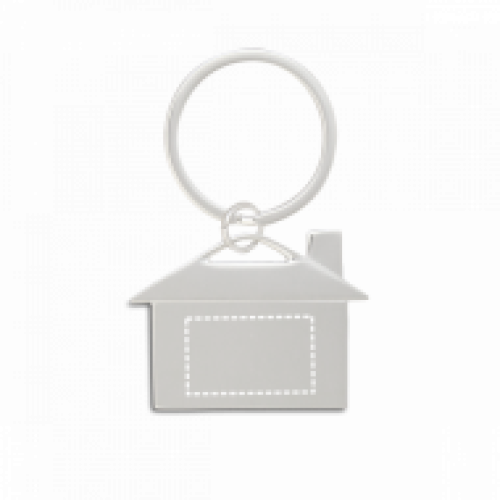 Chaveiro de Metal Formato Casa Personalizado