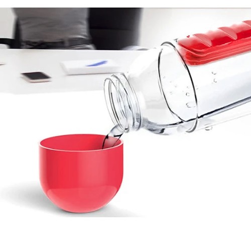 Garrafa de Água 600 ml Com Porta Comprimido Personalizada Garrafa de Água 600 ml Com Porta Comprimido Personalizada