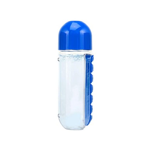 Garrafa de Água 600 ml Com Porta Comprimido Personalizada Garrafa de Água 600 ml Com Porta Comprimido Personalizada