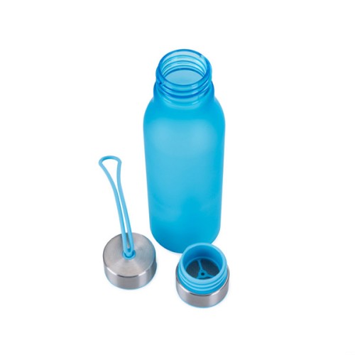 Garrafa Plástica Para Água Com Filtro e Alça de Silicone Personalizada