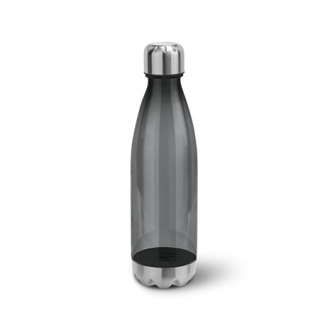 Garrafa Squeeze Plástico Translúcido 700ml Com Base e Tampa de Inox Personalizado