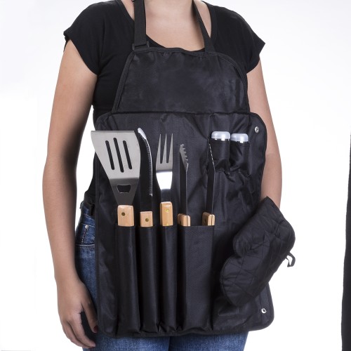 Kit Churrasco Personalizado Com Avental Kit Churrasco Personalizado Com Avental