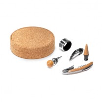 Kit Vinho Com Caixa de Cortiça Personalizado