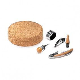 Kit Vinho Com Caixa de Cortiça Personalizado