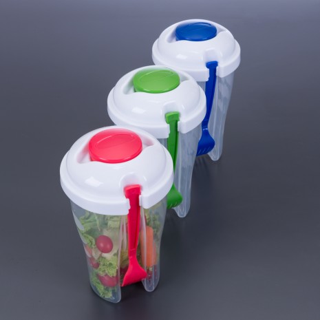 Marmita Copo Salada de Plástico Personalizada