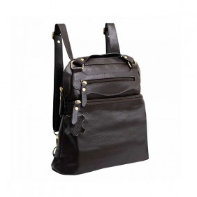 Mochila Feminina Couro Legítimo Personalizada