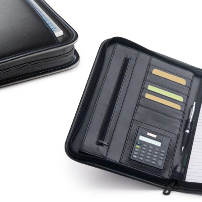 Pasta Convenção A4 de Couro Sintético Personalizada