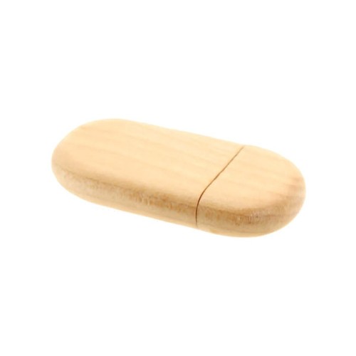 Pen Drive Bambu Oval Personalizado Pen Drive Bambu Oval Personalizado