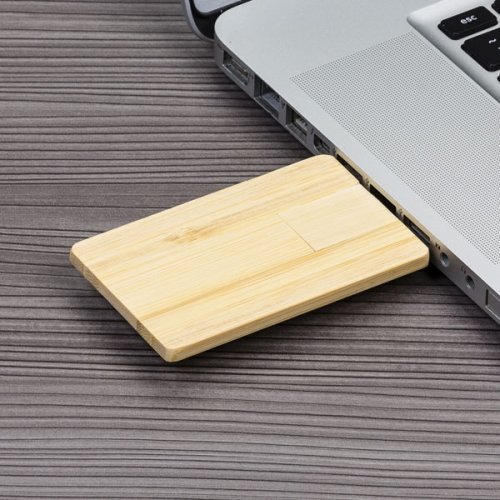 Pen Drive Cartão Bambu Ecológico Personalizado Pen Drive Cartão Bambu Ecológico Personalizado