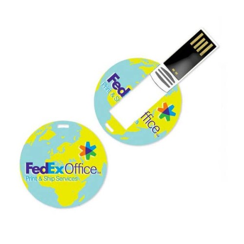 Pen Drive Cartão Redondo Personalizado Pen Drive Cartão Redondo Personalizado