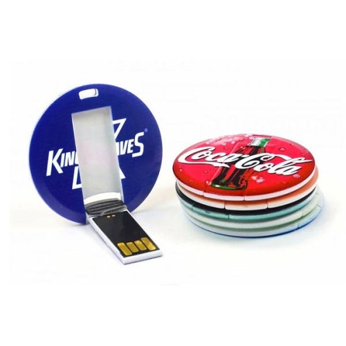 Pen Drive Cartão Redondo Personalizado Pen Drive Cartão Redondo Personalizado