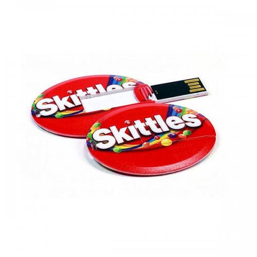 Pen Drive Cartão Redondo Personalizado Pen Drive Cartão Redondo Personalizado