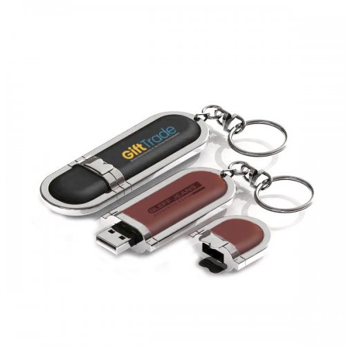 Pen Drive Chaveiro de Couro Personalizado Pen Drive Chaveiro de Couro Personalizado