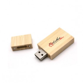 Pen Drive de Madeira Para Fotógrafo