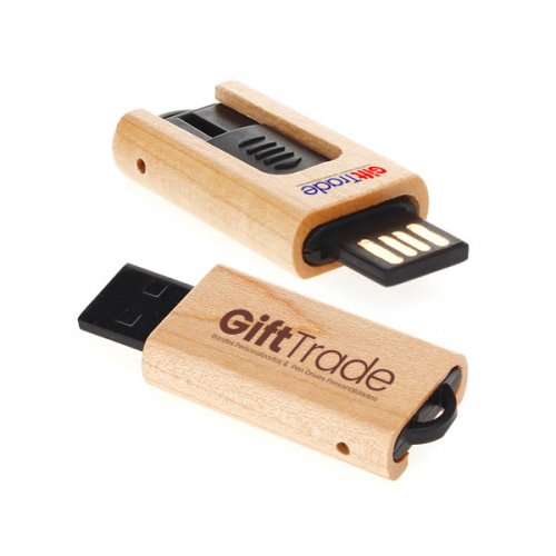 Pen Drive Ecológico Retrátil Personalizado Pen Drive Ecológico Retrátil Personalizado