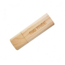 Pen Drive Madeira Com Logotipo da Empresa