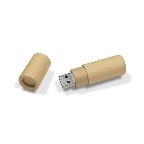 Pen Drive Tubo de Papel Reciclado Personalizado Pen Drive Tubo de Papel Reciclado Personalizado