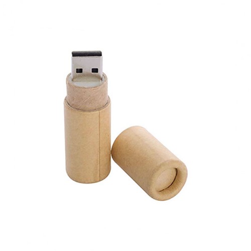 Pen Drive Tubo de Papel Reciclado Personalizado Pen Drive Tubo de Papel Reciclado Personalizado