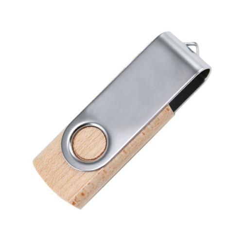 Pen Drive Twist de Madeira Personalizado Pen Drive Twist de Madeira Personalizado