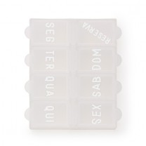 Porta Comprimido Com Dias da Semana Personalizado