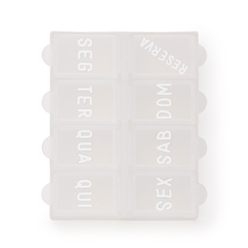 Porta Comprimido Com Dias da Semana Personalizado